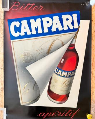 Manifesto Campari Fisanotti ‘57 poster originale