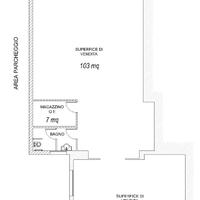 SPAZIO COMMERCIALE 180mq CALPESTABILI