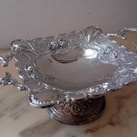 Portacaramelle Argentato Vintage Stile Barocco
