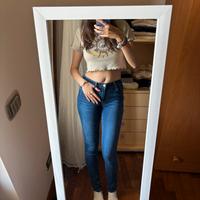 Jeans Skinny attillati blu Tally Weijl