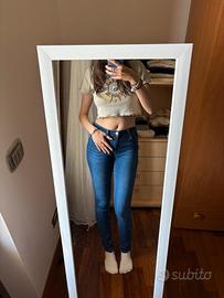 Jeans Skinny attillati blu Tally Weijl