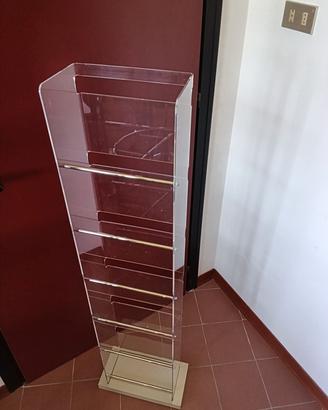 Porta CD/DVD a colonna traparente
