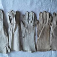 Guanti donna pelle vintage