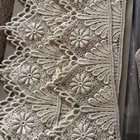 pizzo macrame per abiti eleganti o da sposa