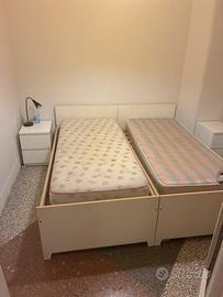 Letto con letto estraibile