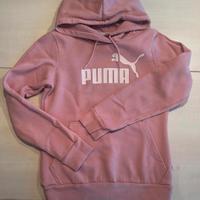 Felpa con cappuccio rosa antico PUMA xs