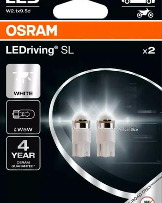 Coppia di lampade di posizioni a led osram W5W