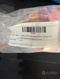 Calzini unisex resistenti in cotone a righe