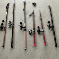 Canne da pesca con mulinello 