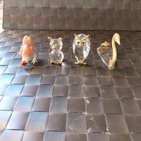 Soprammobili animali in vetro Lotto n.4