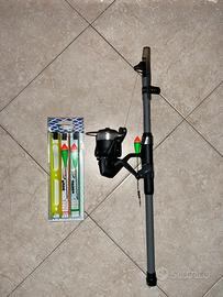 Canna da pesca + altri 2 galleggianti