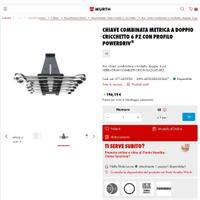 Chiave combinata metrica a doppio cricchetto 6 pz 