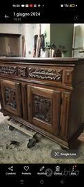 Credenza 1700 in noce