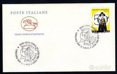 Zerocalcare - Francobollo Busta primo giorno Lucca