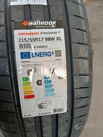n.2 pneumatici Hankook ventus prime 215/55 R17 98W
