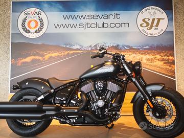 Indian Chief Bobber Dark Horse Black Smoke