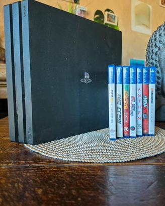 ps4 pro 1TB con giochi