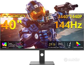 INNOCN Monitor Gaming 40 Pollici - Ultrawide 144Hz