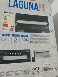 Acquario nuovo laguna amtra 50 led 40 litri