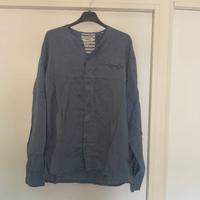 Sorbino Camicia Lino Tg. L Blu