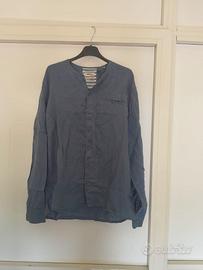 Sorbino Camicia Lino Tg. L Blu