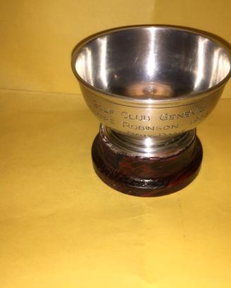 cimelio golf club Ginevra 1966 coppa in argento