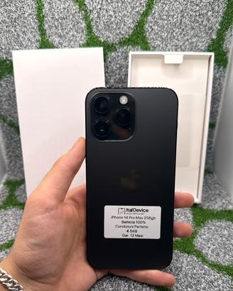 iPhone 14 Pro Max 256gb Purple/Nero - 🔋100%