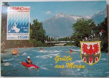 Cartolina Merano (BZ) Mondiali di canoa 1983