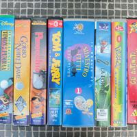 Videocassette VHS Disney e cartoni vintage – Lotto