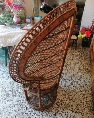 seduta elegante regale in bambù