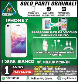 Iphone 7 128gb bianco - totalmente originale