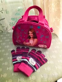 SET Borsetta "Violetta" per bambine + guanti