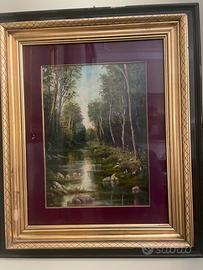 Il ruscello nel bosco - Remo Testa