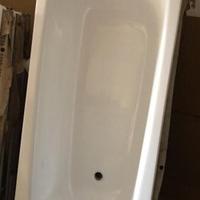 Vasca 160x70 in acciaio contesa roca