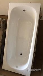 Vasca 160x70 in acciaio contesa roca