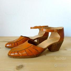Sandalo pelle color ruggine vintage