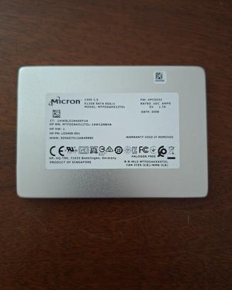 SSD 512GB Micron