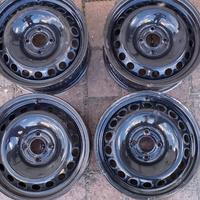 4 cerchioni in ferro 6,5x15 Renault Clio Megane II