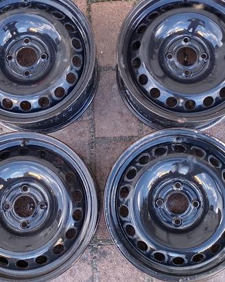 4 cerchioni in ferro 6,5x15 Renault Clio Megane II