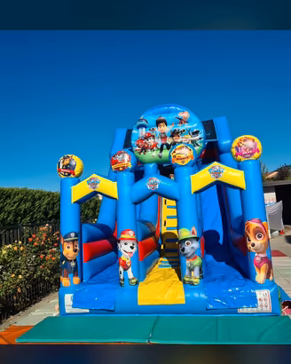 Scivoli gonfiabile paw patrol e frozen