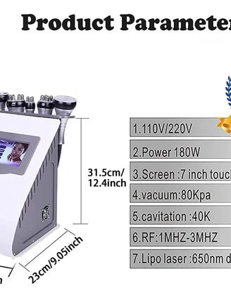 Apparecchiatura Estetica Professionale 6 in 1