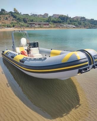 Gommone 9 posti + motore Johnson + carrello