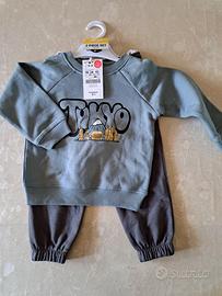 Completo tuta felpata bimbi Tokyo unisex 92cm