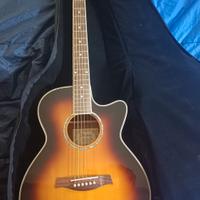 chitarra acustica  Ibanez elettrificata