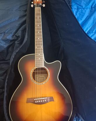 chitarra acustica  Ibanez elettrificata