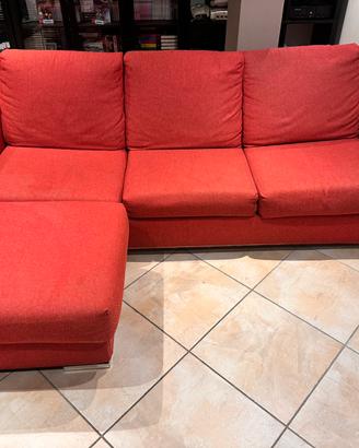 Divano letto con puff