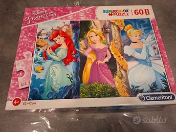 Puzzle Clementoni Disney Princess 60 Pezzi Maxi