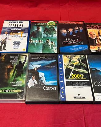 Lotto 8 VHS Film Fantascienza e Cinema