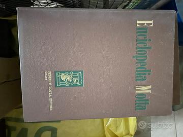 Libri storici vintage d’arredo Enciclopedia Motta