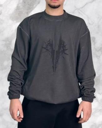 t-shirt maniche lunghe uomo garzato